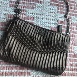 Wavy brown Coach bag